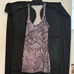 lululemon athletica Black and White Patterned Tank Top